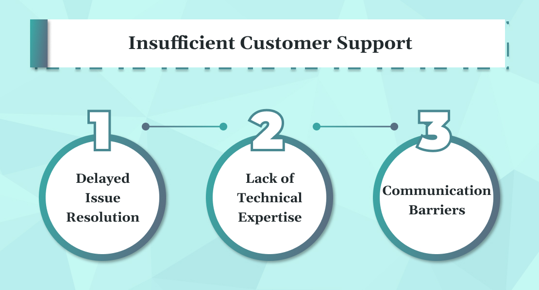 Insufficient Customer Support