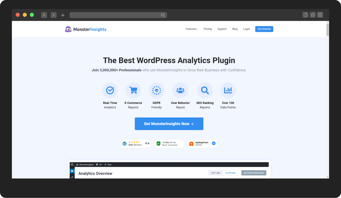 Monsterinsights Plugin