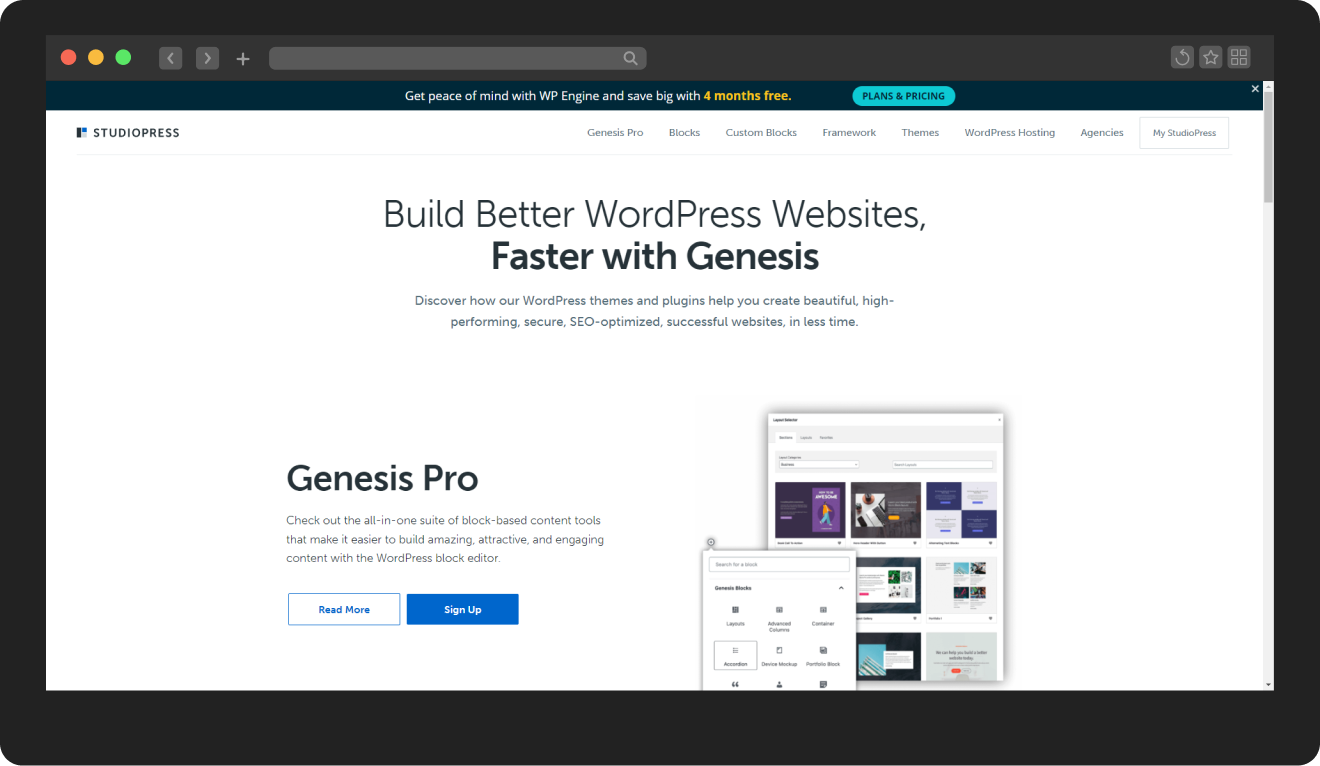 StudioPress WordPress Theme