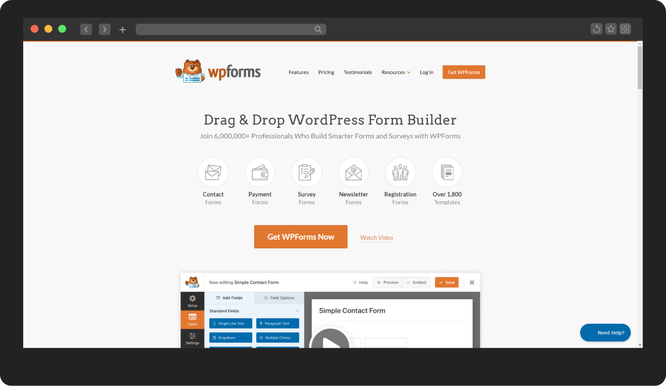 WP Forms Plugin
